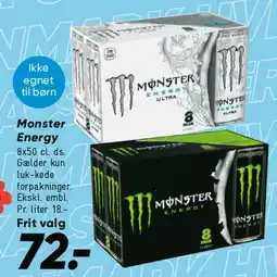 Bilka Monster Energy (kasse) tilbud