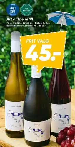 Bilka Art of the refill (wine) tilbud