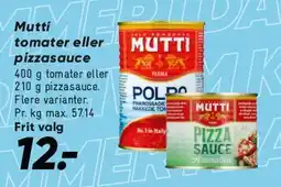 Bilka Mutti tomater eller pizzasauce tilbud