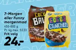 Bilka 7-Morgen eller funny morgen/grød tilbud