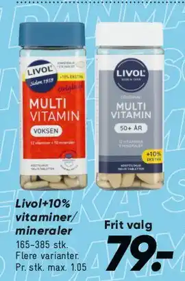 Bilka Livol multivitamin tilbud
