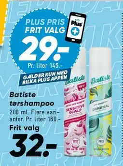 Bilka Batiste tørshampoo tilbud