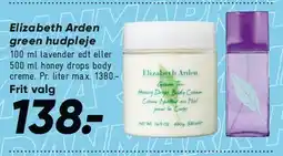 Bilka Elizabeth Arden green hudpleje tilbud