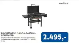 Davidsen Blackstone 28" plancha gasgrill- iron forged tilbud