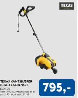 Davidsen Texas kantskærer inkl. fliserenser tilbud