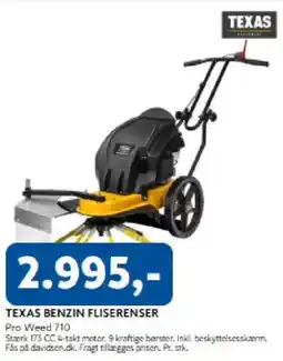 Davidsen Texas benzin fliserenser tilbud