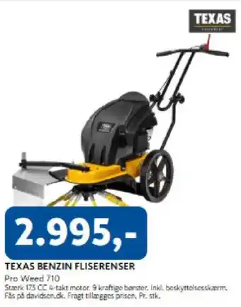 Davidsen Texas benzin fliserenser tilbud