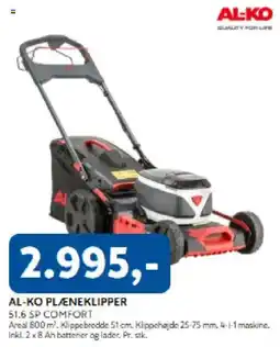 Davidsen Al-Ko plæneklipper tilbud