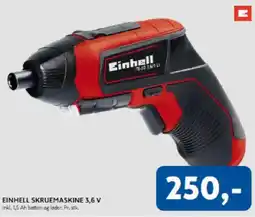 Davidsen Einhell skruemaskine 3,6 v tilbud