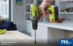Davidsen Ryobi bore-/skruemaskine 18 v tilbud