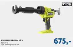 Davidsen Ryobi fugepistol 18 v tilbud