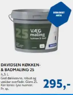 Davidsen Davidsen køkken- & badmaling 25 tilbud
