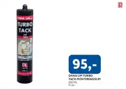 Davidsen Dana lim turbo tack monteringslim tilbud