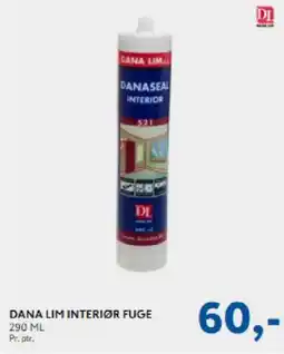 Davidsen Dana lim interiør fuge tilbud