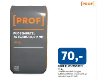 Davidsen Prof pudsemørtel tilbud