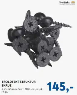 Davidsen Troldtekt struktur skrue tilbud