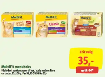 MultiFit menuboks