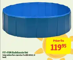Maxi Zoo FIT+FUN Badebassin Uni tilbud