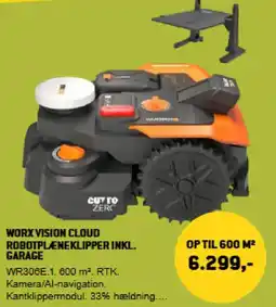 XL-BYG Worx Vision cloud robotpleneklipper inkl. garage tilbud