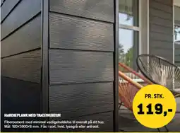 XL-BYG Hardieplank med trestruktur tilbud