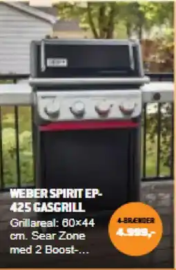 XL-BYG Weber spirit EP- 425 gasgrill tilbud
