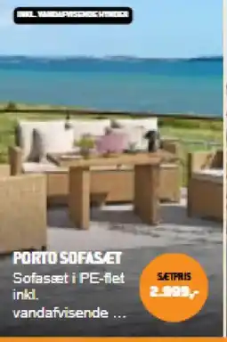 XL-BYG Porto sofasæt tilbud