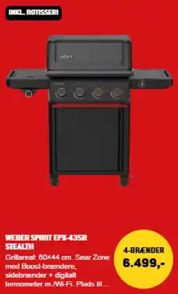 XL-BYG Weber spirit EPX-435R stealth tilbud