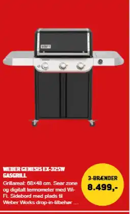 XL-BYG Weber genesis EX-325W gasgrill tilbud