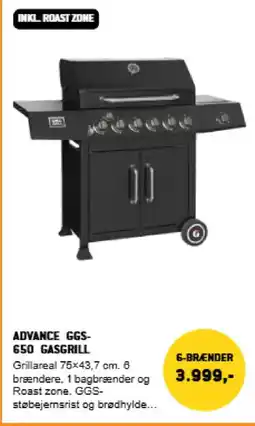 XL-BYG Advance GGS- 650 gasgrill tilbud