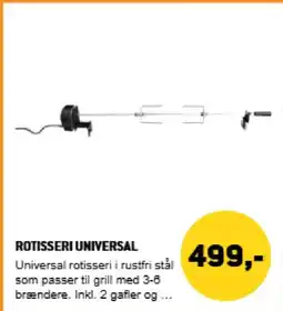 XL-BYG Rotisseri universal tilbud