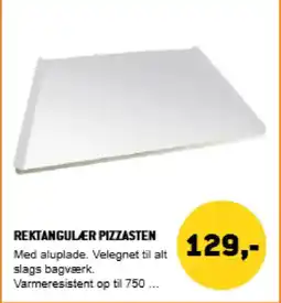 XL-BYG Rektangulær pizzasten tilbud