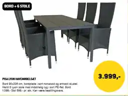 XL-BYG Pisa lyon havemøbelsæt tilbud
