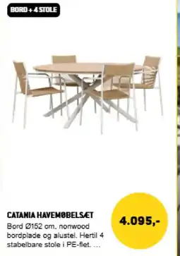 XL-BYG Catania havemøbelsæt tilbud