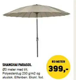 XL-BYG Shanghai parasol tilbud
