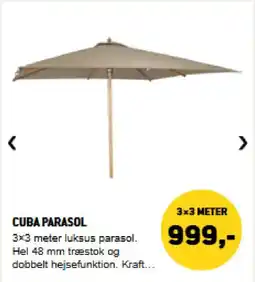 XL-BYG Cuba parasol tilbud