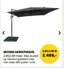 XL-BYG Messina hængeparasol tilbud