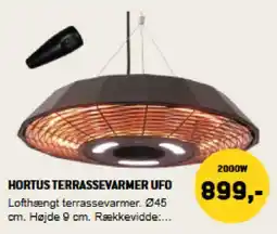 XL-BYG Hortus terrassevarmer UFO tilbud