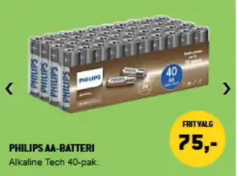 XL-BYG Philips AA-Batteri tilbud