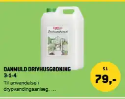 XL-BYG Danmuld drivhusgødning 3-1-4 tilbud