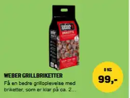 XL-BYG Weber grillbriketter tilbud