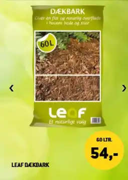 XL-BYG Leaf dækbark tilbud