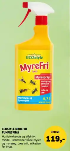 XL-BYG Ecostyle myrefri pumpespray tilbud