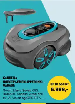 XL-BYG Gardena robotpleneklipper inkl. garage tilbud