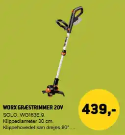 XL-BYG Worx græstrimmer 20v tilbud