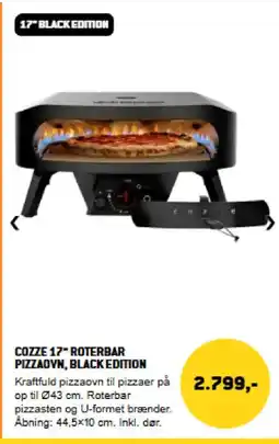 XL-BYG Cozze 17" roterbar pizzaovn, black edition tilbud