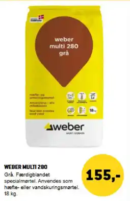 XL-BYG Weber multi 280 tilbud