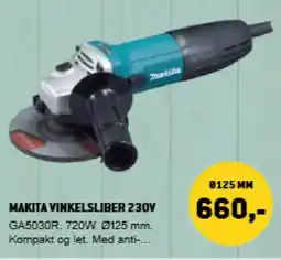 XL-BYG Makita vinkelsliber 230v tilbud