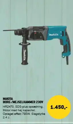 XL-BYG Makita bore-/mejselhammer 230v tilbud