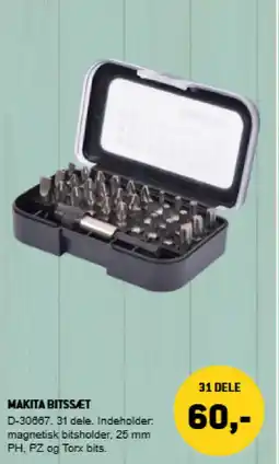 XL-BYG Makita bitssæt tilbud