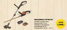 XL-BYG Worx kombisæt 20v WG918E tilbud